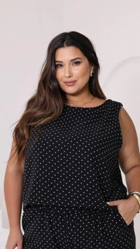 Regata midi crepe lore