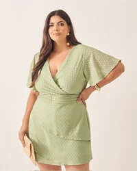 vestido brubs crepe assimetrico kayla