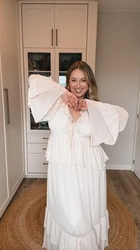 vestido chiffon lina kayla