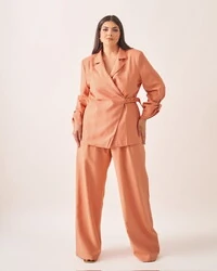 blazer nivea alfaiataria viscose com transpasse kayla