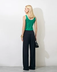 calca tricot cos largo kayla