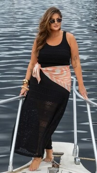 Pre venda conjunto malha crochet boho mr fr