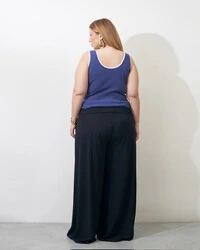 calca tricot cos largo kayla