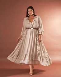 vestido jabour boho crepe quebela