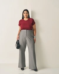 blusa canelada quebela