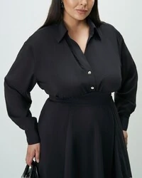 vestido curto camisa chemise quebela