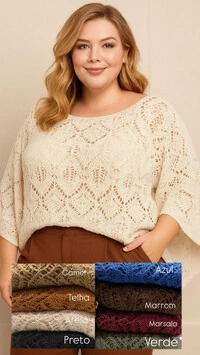 Blusa tricot lili planet