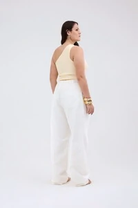 calca jeans reta off white izzat