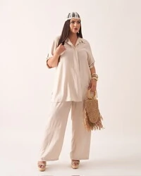 Camisa gil viscose trabalhada kayla