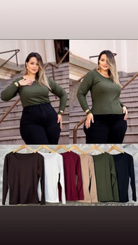 blusa flanelado decote quadrado larissa