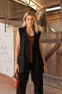 PRE VENDA regata crepe florenza assimetrica renda rosamili