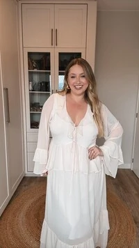 vestido chiffon lina kayla