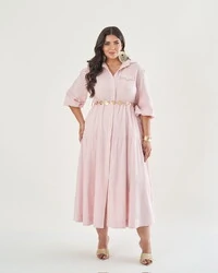 pre venda vestido chemise botoes quebela