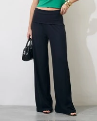 calca tricot cos largo kayla