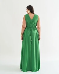 vestido longo belle trabalhado handmade quebela