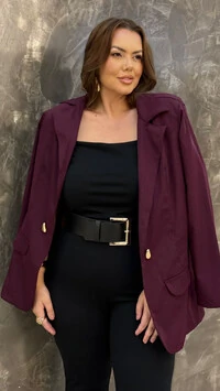 pre venda blazer alfaiataria turim bellah curves