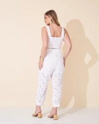 cropped bordado algodao lasie kayla