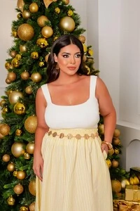 saia midi tricoline com elastano listrada planet