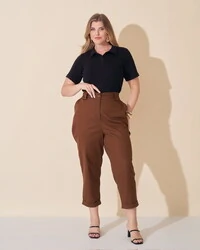 blusa malha micro rib polo kayla