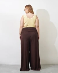 calca tricot cos largo kayla