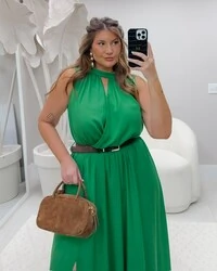 vestido midi december quebela