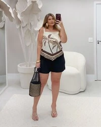 Pre venda shorts liso duas