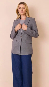 pre venda blazer alfaiataria principe de gales