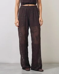 calca crepe com forro de shorts crepe trabalhado juli kayla