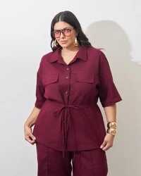 parka oversized algodao ramie cassia kayla