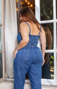 Pre venda Cropped jeans fivelas mr fr