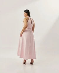 vestido colonial em tricoline com elastano e elastico costa quebela