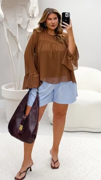 Blusa crepe michele kayla
