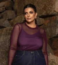 pre venda blusa tule poliamida+ regata midi malha season divas