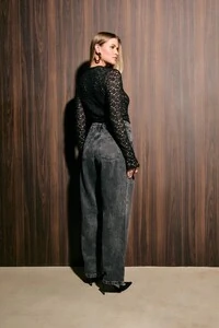 calca jeans reta black extonada izzat provador