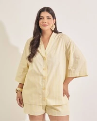 camisa jelly stripes botoes tingidos kayla