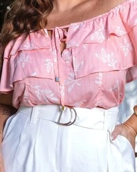 pre venda blusa cigana estampada viscose mr fr