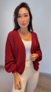 casaqueto tricot chiquinha planet