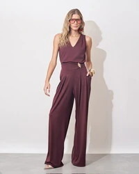 calca poliamida com elastano andreza kayla