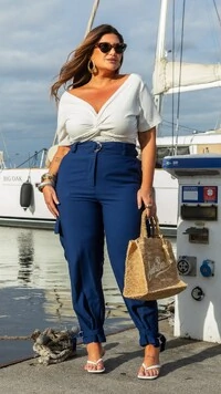 Pre venda calca cenoura fivela alfaiataria mr fr