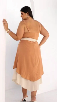 vestido salinas bicolor upper