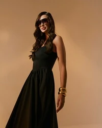 vestido colonial em tricoline com elastano e elastico costa quebela