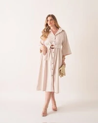 Vestido chemise stripes norah kayla