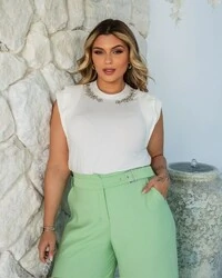 Blusa muscle tee bordada malha algodao mr fr