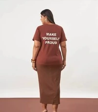 PROMO SEM TROCA T shirt algodão make yourself Kayla