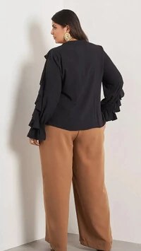 blusa sirah crepe jabour kayla