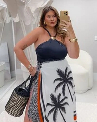 Pre venda maio frente unica com detalhe fivela concha duas