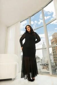 PRE VENDA vestido longo tule trabalhado divas