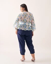 Blusa ysis crepe floral kayla