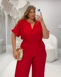 Pre venda calca pantalona rayon duas