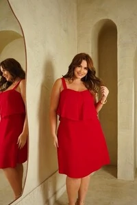 vestido amalfi em chiffon upper